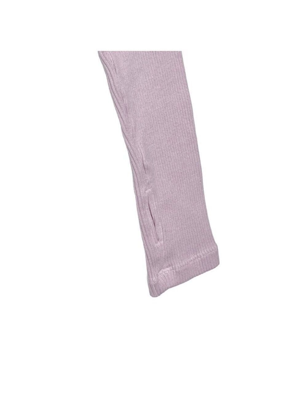New Agolde Bea Cutaway Bodysuit In Lavender size M - Picture 6 of 8